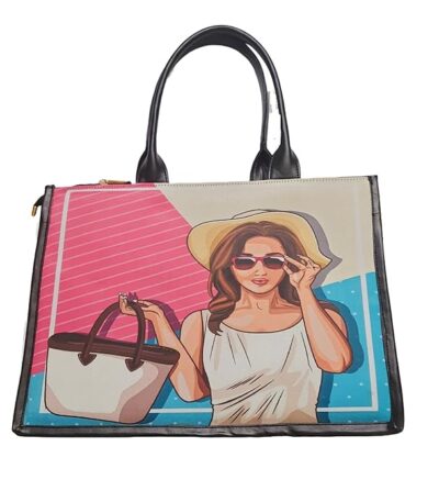 Elite Trade Women Black Handbag