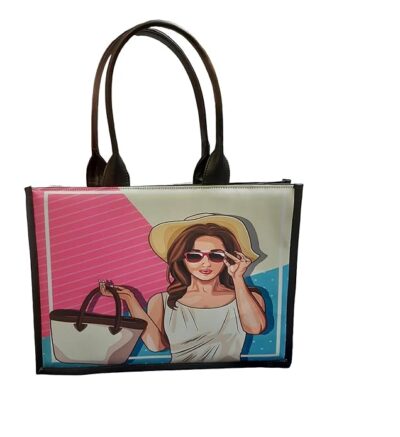 Elite Trade Women Black Handbag - Image 5