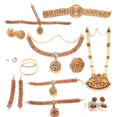 Elite Trade Alluring Bharatnatyam/Classical dance jewellery Set
