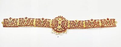 Elite Trade Bharatnatyam belt and Maang Tikka set - Image 2