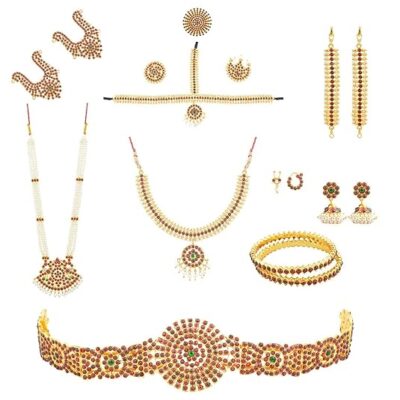 Elite Trade Classical/Bharatnatyam Dance Jewellery Set