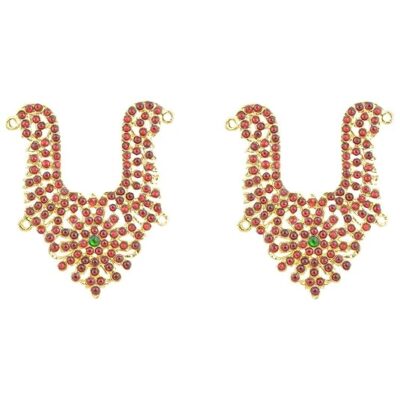 Elite Trade Classical/Bharatnatyam Dance Jewellery Set - Image 4