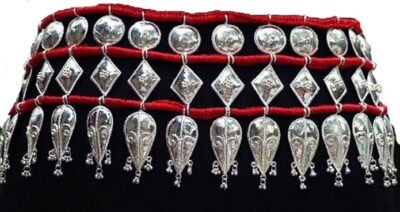 Elite Trade Full Set of Odissi Dance jewellery with Head gear or Tahiya/Crown For Girls - Image 3