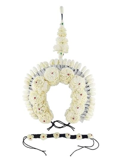Elite Trade Odissi Dance Flower for Women and Girls as accessory for Hair/Gajra for Odissi Dance - Image 2
