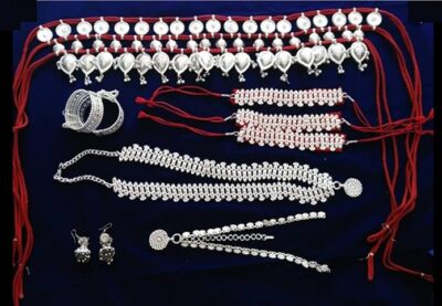 Elite Trade silver Odissi Dance Jewellery Set For Girls and Women - Image 4