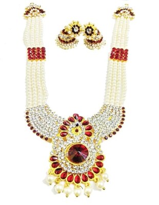 Elite Trade Classic Kempu Stone Neck Less Set - ETNS795